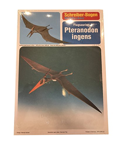 Aue-Verlag 38 x 100 x 14 cm Pterosaur Pteranodon Ingens Modellbausatz von Aue-Verlag