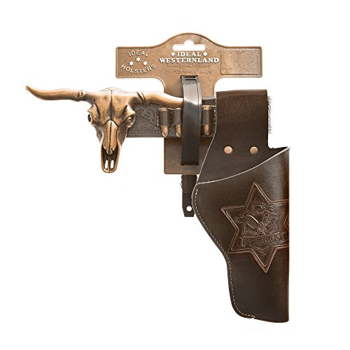 J.G. Schrödel 7500151 - Gürtel Longhorn auf Tester, 1 Holster, 85-120 cm von Bauer Spielwaren