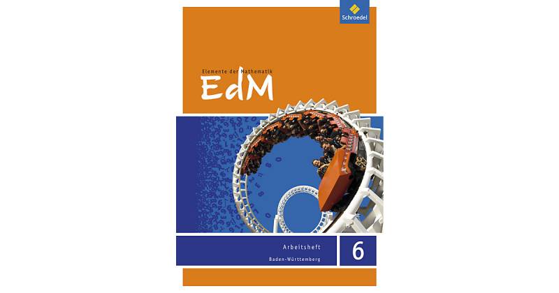 Buch - Elemente der Mathematik (EdM) SI, Ausgabe Baden-Württemberg (2016): 6. Schuljahr, Arbeitsheft von Schroedel Verlag