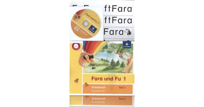 Buch - Fara und Fu, Ausgabe 2013: Arbeitshefte 1 und 2 GS, m. CD-ROM (inkl. Schlüsselwortkarte) von Schroedel Verlag