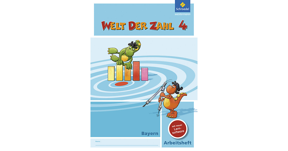 Buch - Welt der Zahl, Ausgabe 2014 Bayern: 4. Schuljahr, Arbeitsheft mit CD-ROM  Kinder von Schroedel Verlag