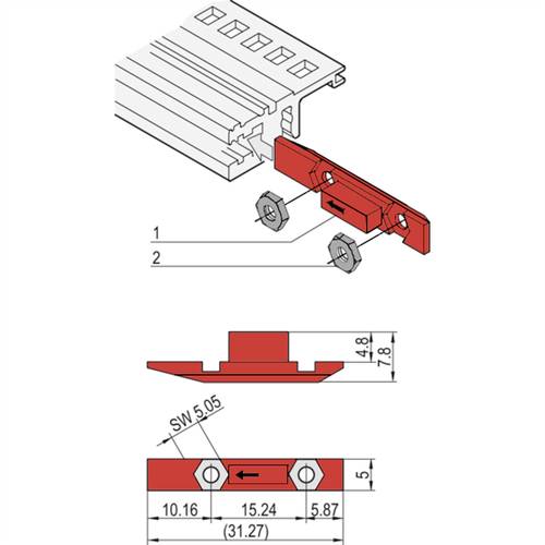 Schroff 24560166 Schlitten von Schroff