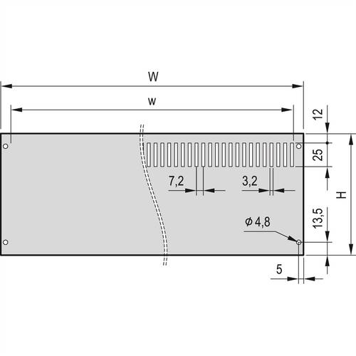 Schroff 24576050 Rückwand von Schroff