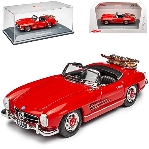 Mercedes-B 300SL Cabrio Roadster Rot mit Ski W198 1954-1963 1/43 Schuco Modell Auto Modell Auto Mercedes-B 300SL Cabrio Roadster Rot mit Ski W198 1954-1963 1/43 Schuco Modell Auto Modell Auto von Schuco Mercedes-Benz