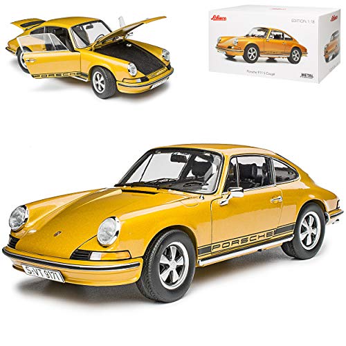 Porsche 911 S Urmodell Coupe Bronze Gold 1963-1973 1/18 Schuco Modell Auto mit individiuellem Wunschkennzeichen von Schuco Porsche
