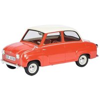 SCHUCO 450009700 1:18 Goggomobil Limousine, rot/weiß SCHUCO 450009700 1:18 Goggomobil Limousine, rot/weiß von Schuco