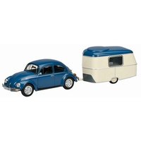 SCHUCO 450387400 1:43 VW Käfer 1200 mit Anhänger SCHUCO 450387400 1:43 VW Käfer 1200 mit Anhänger von Schuco