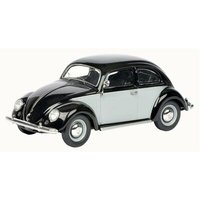 SCHUCO 450387700 1:43 VW Brezelkäfer, grau-schwarz SCHUCO 450387700 1:43 VW Brezelkäfer, grau-schwarz von Schuco