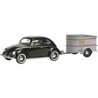 SCHUCO 450389100 1:43 VW Brezelkäfer mit Anhänger SCHUCO 450389100 1:43 VW Brezelkäfer mit Anhänger von Schuco