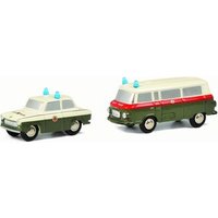 SCHUCO 450534800 1:90 Piccolo Trabant und Barkas Bus Volkspolizei, Limited Edition SCHUCO 450534800 1:90 Piccolo Trabant und Barkas Bus Volkspolizei, Limited Edition von Schuco