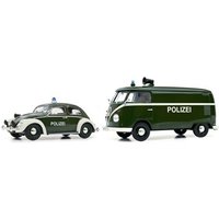 SCHUCO 450774400 1:32 2er Set Polizei, VW Käfer und VW T1 Kasten SCHUCO 450774400 1:32 2er Set Polizei, VW Käfer und VW T1 Kasten von Schuco