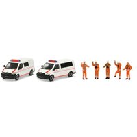 SCHUCO 452655500 1:87 MHI 2er Set DB Notfallmanagement SCHUCO 452655500 1:87 MHI 2er Set DB Notfallmanagement von Schuco