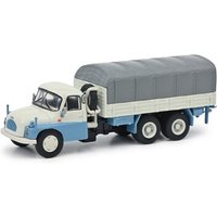 SCHUCO 452663000 1:87 Tatra T148 Pritsche, blau/weiß von Schuco