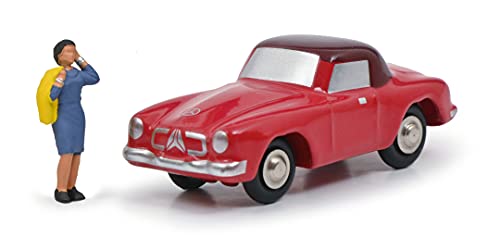 Schuco 450125200 Piccolo Mercedes Benz 190 SL Rosemarie N, Modellauto, mit Figur, Limited Edition 500, rot Schuco 450125200 Piccolo Mercedes Benz 190 SL Rosemarie N, Modellauto, mit Figur, Limited Edition 500, rot von Schuco