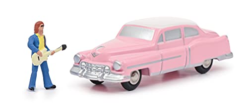 Schuco 450143400 Heart Piccolo Cadillac Eldorado, The King, Modellauto, mit Gitarrist, Limited Edition 500, rosa, one Size Schuco 450143400 Heart Piccolo Cadillac Eldorado, The King, Modellauto, mit Gitarrist, Limited Edition 500, rosa, one Size von Schuco