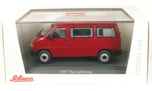 Schuco 450275700 VW T4a California rot 1:43, Mehrfarbig Schuco 450275700 VW T4a California rot 1:43, Mehrfarbig von Schuco