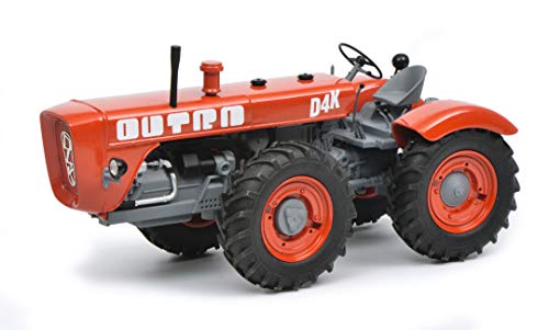 Schuco 450897300 Dutra 450897300-Dutra D4K, Traktor, Modellauto, Resin, 1:32, rot von Schuco