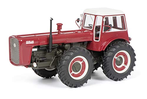 Schuco 450909200 Steyr 1300 System Dutra, Traktor, Resin, Modellauto, 1:43, rot, Limitierte Auflage von Schuco
