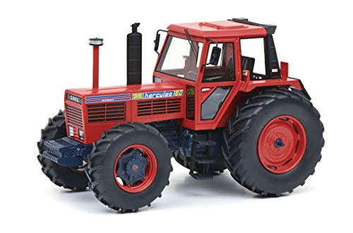 Schuco 450910300 Same Hercules 160, Traktor, Modellauto, Maßstab 1:32 Limited Edition 500, Resin, rot/blau von Schuco