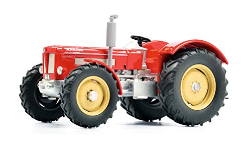 Schuco 450910700 Schlüter 950 V, Traktor, Modellauto, Limited Edition 500, Maßstab 1:32, Resin, rot von Schuco