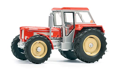 Schuco 450910800 Schlüter 950 V, mit Kabine, Traktor, Modellauto, Limited Edition 500, Maßstab 1:32, Resin, rot von Schuco