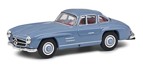Schuco 452027600 Mercedes Benz 300 SL, Flügeltüren, Modellauto, Maßstab 1:64, blau Schuco 452027600 Mercedes Benz 300 SL, Flügeltüren, Modellauto, Maßstab 1:64, blau von Schuco