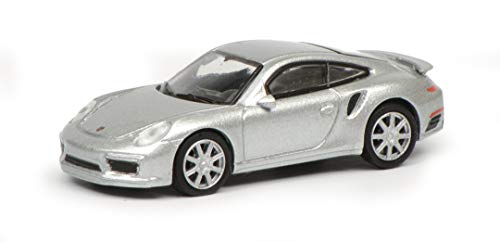 Schuco 452633100, Silber 452633100-Porsche 911 (991), 1:87, Modellauto, Modellfahrzeug von Schuco