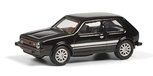 Schuco 452651200 VW Golf I GTI, Modellauto, 1:87, Schwarze Version Schuco 452651200 VW Golf I GTI, Modellauto, 1:87, Schwarze Version von Schuco