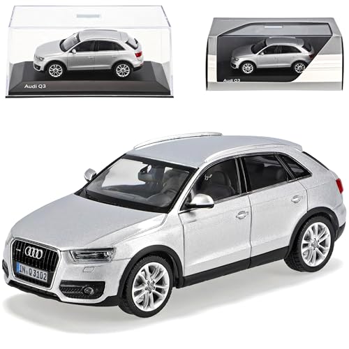 Schuco A-U-D-I Q3 Q 3 EIS Silber Ab 2011 1/43 Modell Auto Modellauto von Schuco