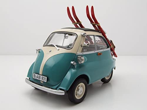 Schuco BMW Isetta Wintersport 1955 türkis beige Modellauto 1:18 Schuco BMW Isetta Wintersport 1955 türkis beige Modellauto 1:18 von Schuco