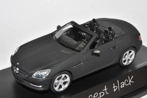 Schuco Mercedes-Benz SLK Cabrio Schwarz Matt R172 Ab 2011 1/43 Modell Auto mit individiuellem Wunschkennzeichen von Schuco