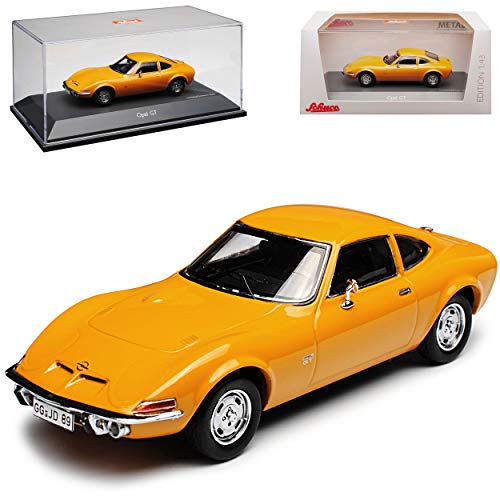 Schuco Opel GT Coupe Orange Braun 1968-1973 1/43 Modell Auto von Schuco