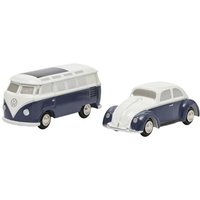 Schuco Piccolo VW Käfer+ T1 Samba Modellauto Schuco Piccolo VW Käfer+ T1 Samba Modellauto von Schuco