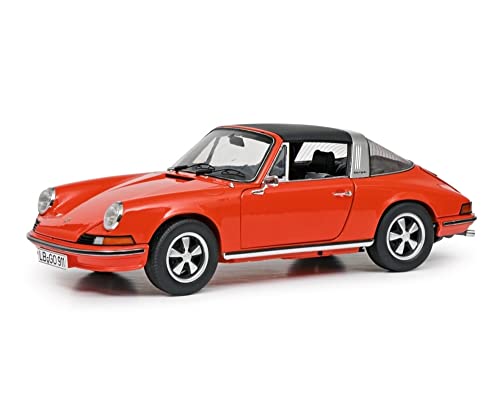 Schuco Porsche 911 S Targa 1973 orange Modellauto 1:18 von Schuco