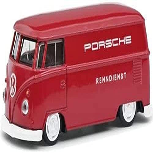 Schuco 452026800 VW T1 Lowrider Porsche 1:64, Mehrfarbig, Medium von Schuco