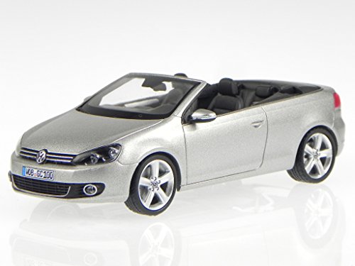 VW Golf 6 Cabrio silber tungsten silver Modellauto Schuco 1:43 von Schuco