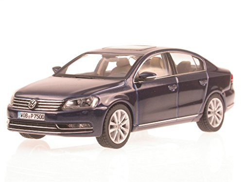 VW Passat B7 dunkelblau Modellauto Schuco 1:43 von Schuco