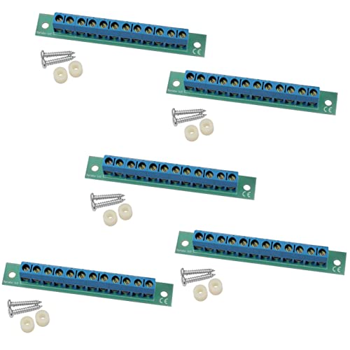Schürberg Stromverteiler für Modellbau/RC | Gleichstrom & Wechselstrom | Verschiedene Modelle (Schraubklemme 1x12, Liefermenge: 5 Stück.) von Schürberg