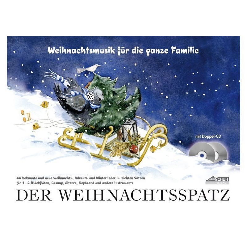 Der Weihnachtsspatz, m. 2 Audio-CDs von Schuh