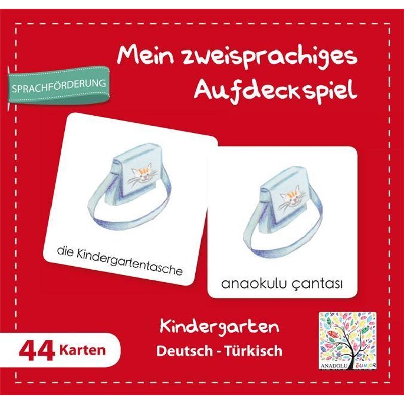 Mein Zweisprachiges Aufdeckspiell, Kindergarten Deutsch-Türkisch (Kinderspiel) von Schulbuchverlag Anadolu