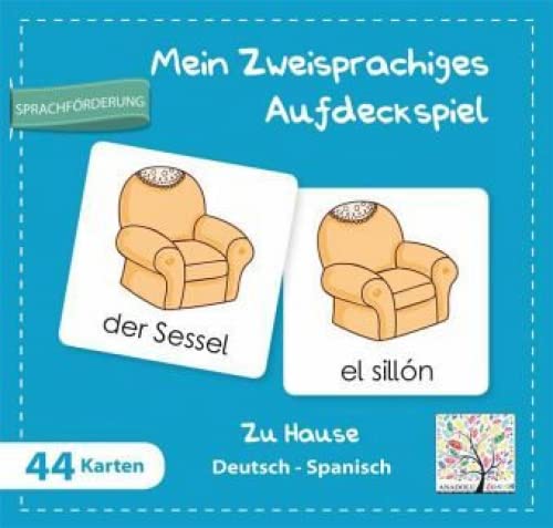 Mein zweisprachiges Aufdeckspiel, Zu Hause Deutsch-Spanisch (Kinderspiel) von Schulbuchverlag Anadolu