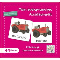 Mein zweisprachiges Aufdeckspiel Fahrzeuge Deutsch-Rumänisch (Kinderspiel) von Schulbuchverlag Anadolu