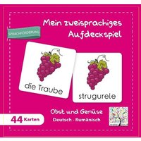 Mein zweisprachiges Aufdeckspiel Obst und Gemüse Deutsch-Rumänisch (Kinderspiel) von Schulbuchverlag Anadolu
