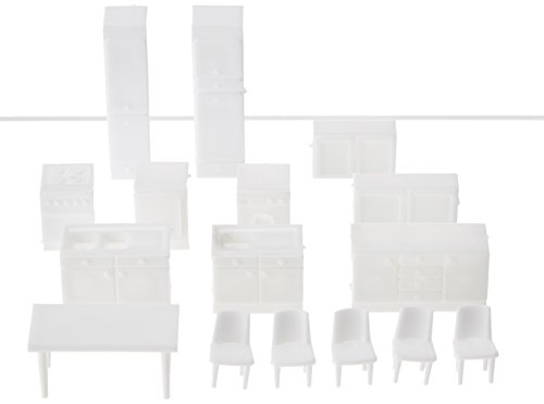 Schulcz 55-4012 Architektur, Diorama, Modellbau Küchenmöbel, M=1:50 (1 Set), weiß von Schulcz