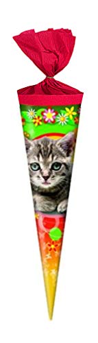 Schultüte / Zuckertüte / Länge: 35cm / rund / "Katze" Schultüte / Zuckertüte / Länge: 35cm / rund / "Katze" von Schultüte