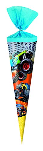 Schultüte / Zuckertüte / Länge: 35cm / rund / "Monster Truck" Schultüte / Zuckertüte / Länge: 35cm / rund / "Monster Truck" von Schultüte