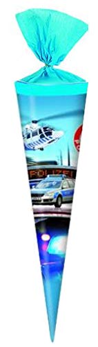 Schultüte / Zuckertüte / Länge: 35cm / rund / "Polizei" Schultüte / Zuckertüte / Länge: 35cm / rund / "Polizei" von Schultüte