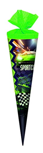 Schultüte / Zuckertüte / Länge: 35cm / rund / "Sportcar" Schultüte / Zuckertüte / Länge: 35cm / rund / "Sportcar" von Schultüte