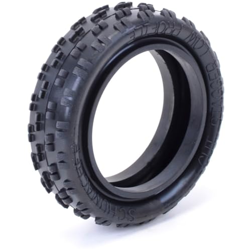 Schumacher 1:10 Cut Stagger Silber Offroad Reifen2 WD Frontreifen Low Profile (2) von Schumacher Electric