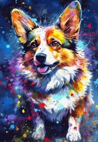 1000 Stück - Corgis Posters - Buntes Abstract Puzzle - Irregulär Puzzle - Lustiges Personalisiertes Spielzeug - Lernspiel Für Erwachsene - Px576Qz von Schwagebo